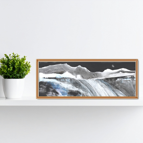 Moonlit Cascade: A Thousand Horses Roa, 夜瀑奔流萬馬嘶