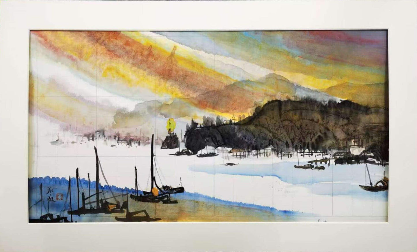 Evening Singing of Fishermen's Songs 漁歌晚唱